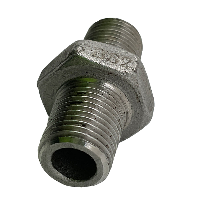 Hex Nipple BSP 316 Stainless Steel 1/8"