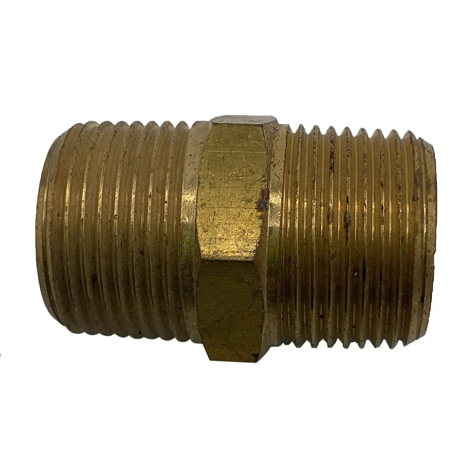 Hex-Nipple-Brass-1inch-1-Industrial-Electrical-Warehouse-Shop-Now