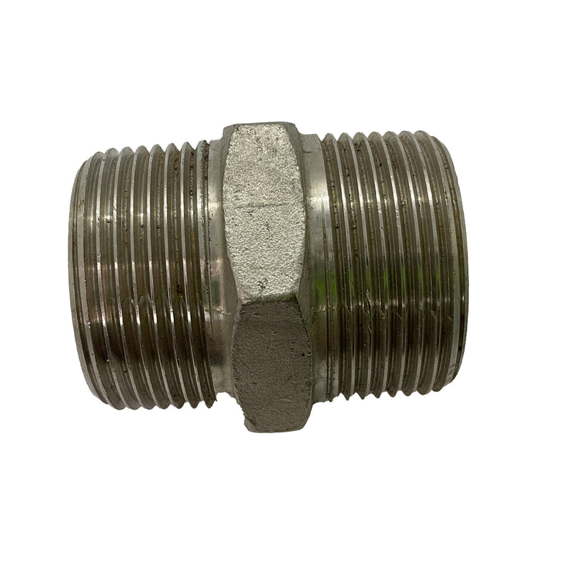 Hex Nipple BSP 316 Stainless Steel 1 1/4"