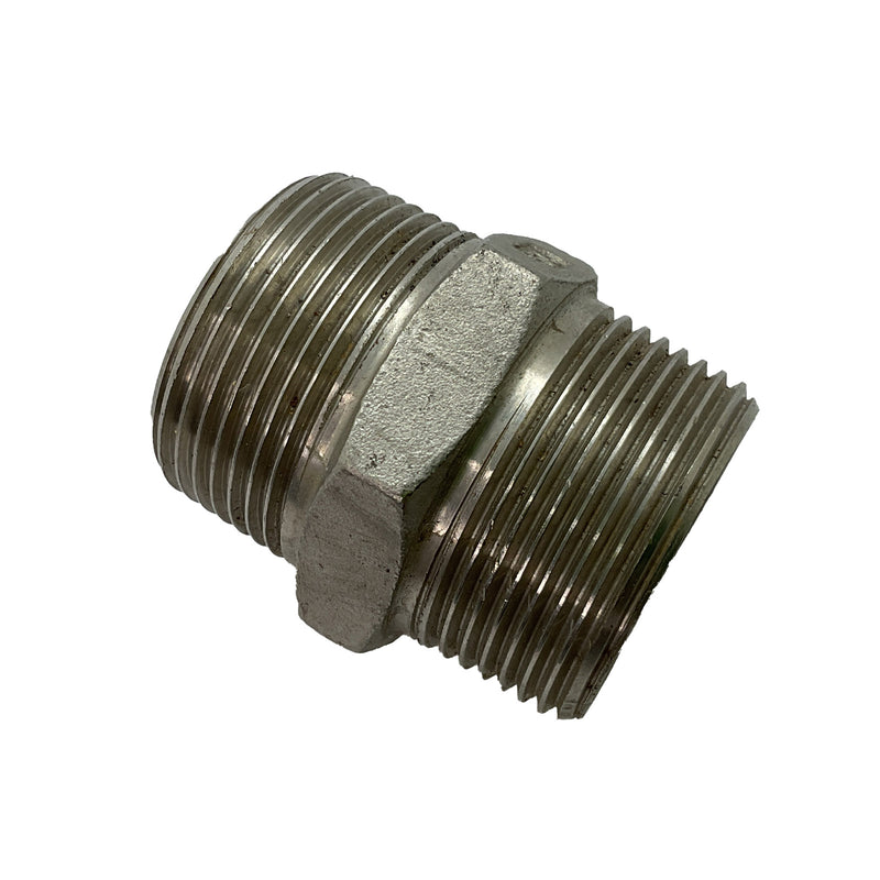 Hex Nipple BSP 316 Stainless Steel 1 1/4"