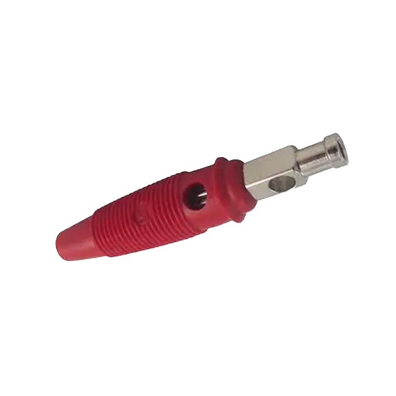 Hirschmann Bunch Pin Plug Screw Termination 16A 4mm Red 738-660 Pack of 5