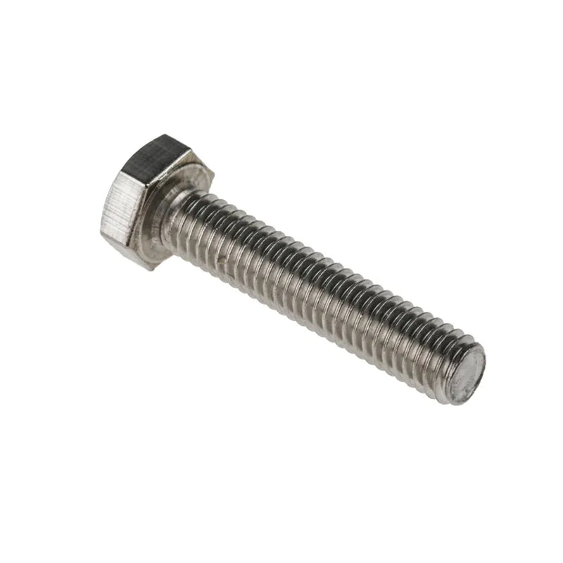 Hobson 304 Stainless Steel Set Screw Hex Head Metric M12x60mm DIN933/A2 BS04PCM120060 Qty 25