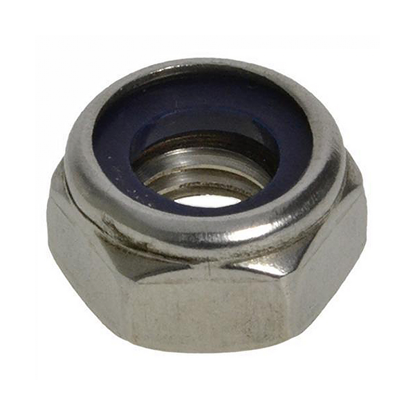Hobson 304 Stainless Steel Nut Hex Nylon Insert Met M8 NN04PCM08 Qty 98