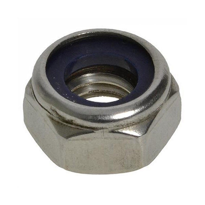 Hobson 304 Stainless Steel Nut Hex Nylon Insert Met DIN985/A2 M8 NN04PCM08 Qty 98