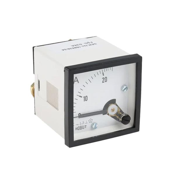 RS Hobut D48SD Analogue Panel Ammeter 0/25A Direct Connected AC 48mmx48mm 312-757