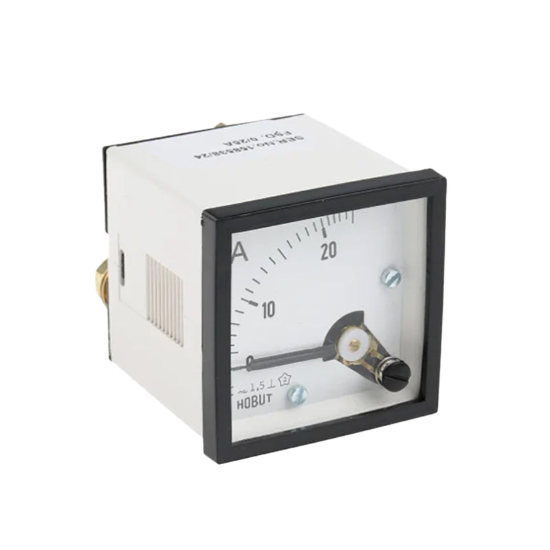 Hobut D48SD Analogue Panel Ammeter 0/25A Direct Connected AC 48mmx48mm 312-757