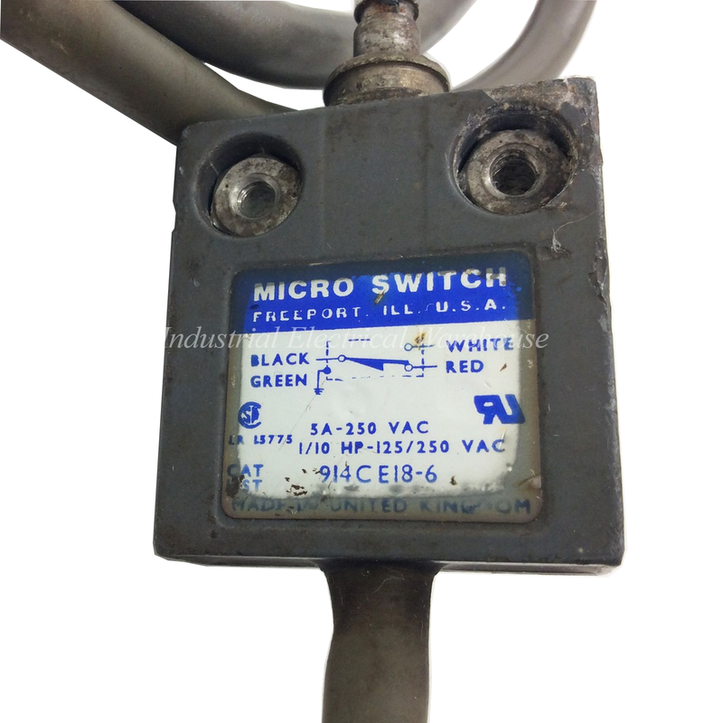 Honeywell Micro Limit Switch Top Plunger SPDT-1NO SPDT-NC 914CE18-6