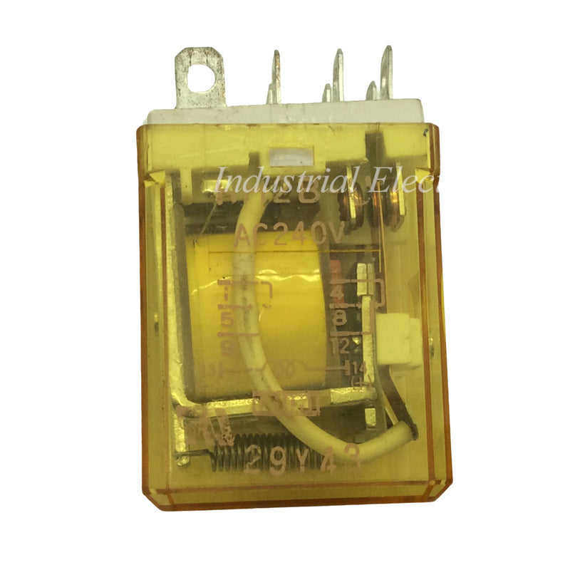 IDEC Relay General Purpose 240VDC 10A DPDT RH2B-U