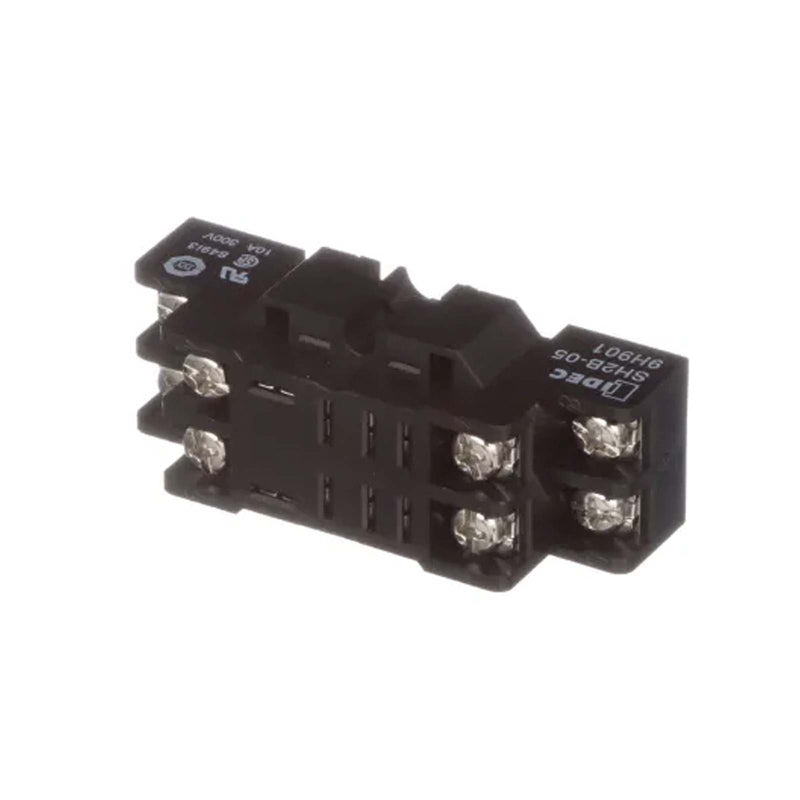 IDEC Relay Socket 10A 8-Position DIN Rail Black SH2B-05