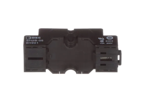 IDEC Relay Socket 10A 8-Position DIN Rail Black SH2B-05