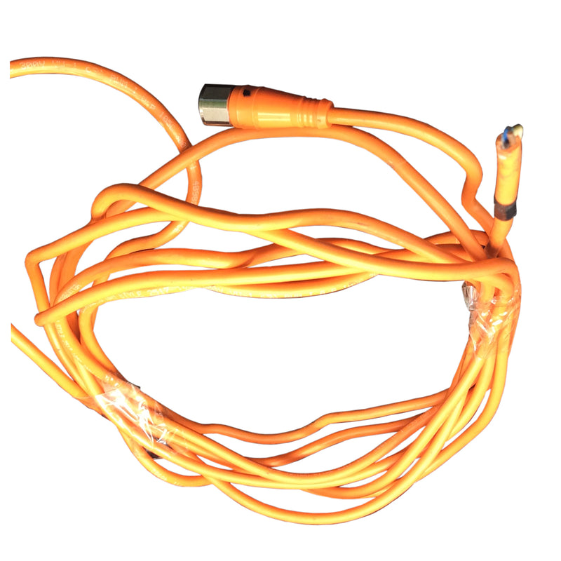 IFM Connecting Cable with Socket 4P IP68 IP69K PVC Orange E10662