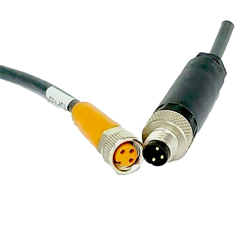IFM Connecting Cable with Socket 3 Pin M8 plug Black E11487 EVC142