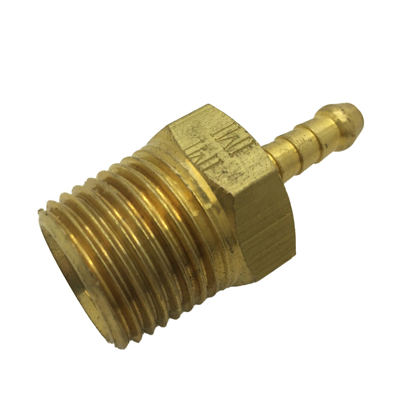 IMI Male Thread to Hose Tail Pipe Adaptor Brass Barb Hose Fitting 47.7mm