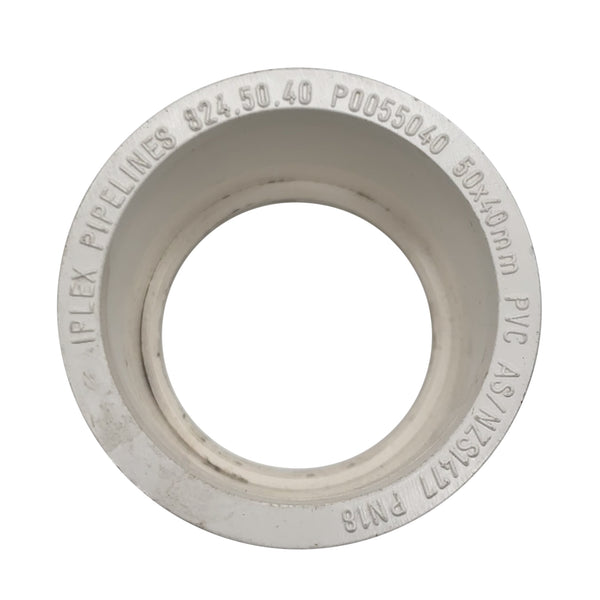 iPlex Pressure Reducing Bush 50mm x 40mm White 824.50.40