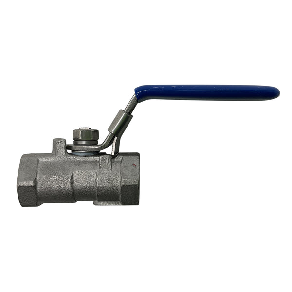 JBS Ball Valve 1/4" Stainless Steel Blue JBS041