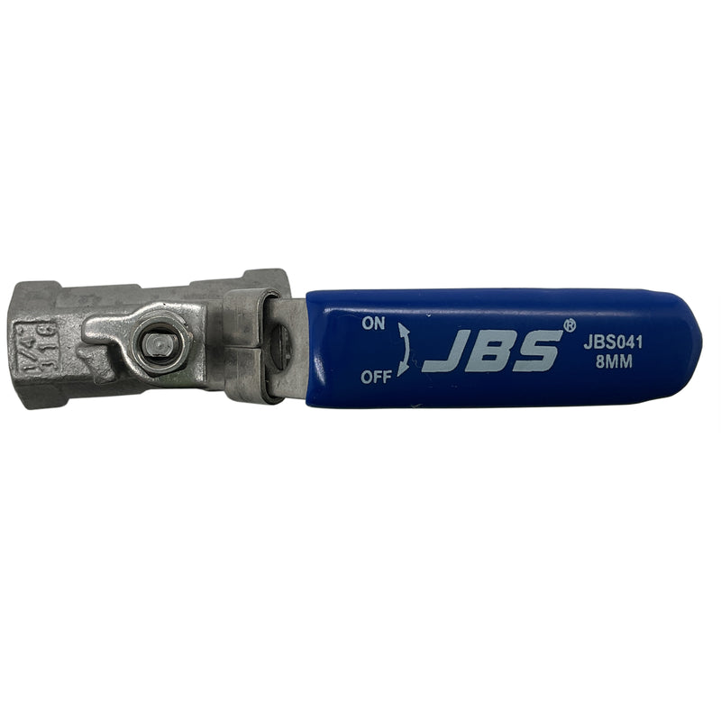 JBS Ball Valve 1/4" Stainless Steel Blue JBS041