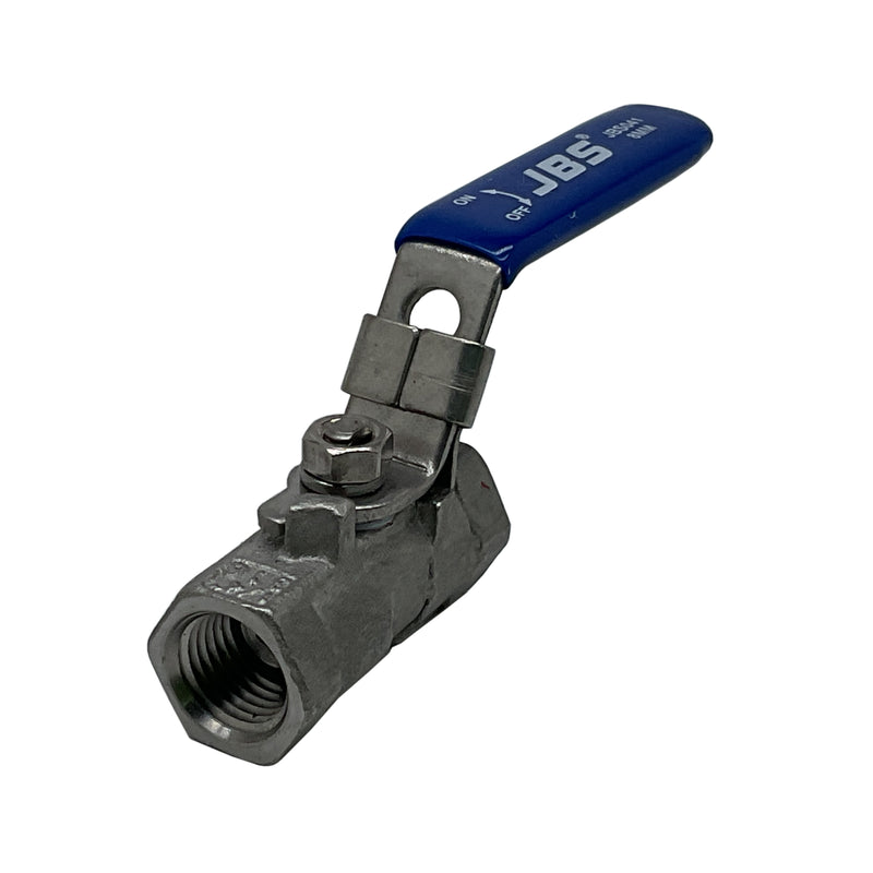 JBS Ball Valve 1/4" Stainless Steel Blue JBS041