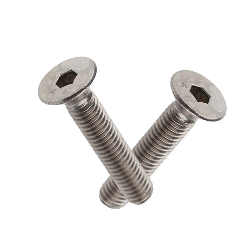 James Glen Countersunk Socket Screw M6-1x40 304 Stainless Steel 19328 Qty 100