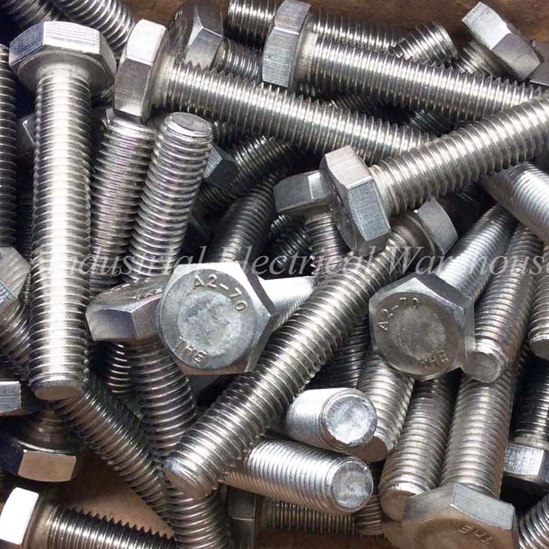 James Glen Hex Set Screw M10-1.5x60 304 Stainless Steel 2992 Qty 50