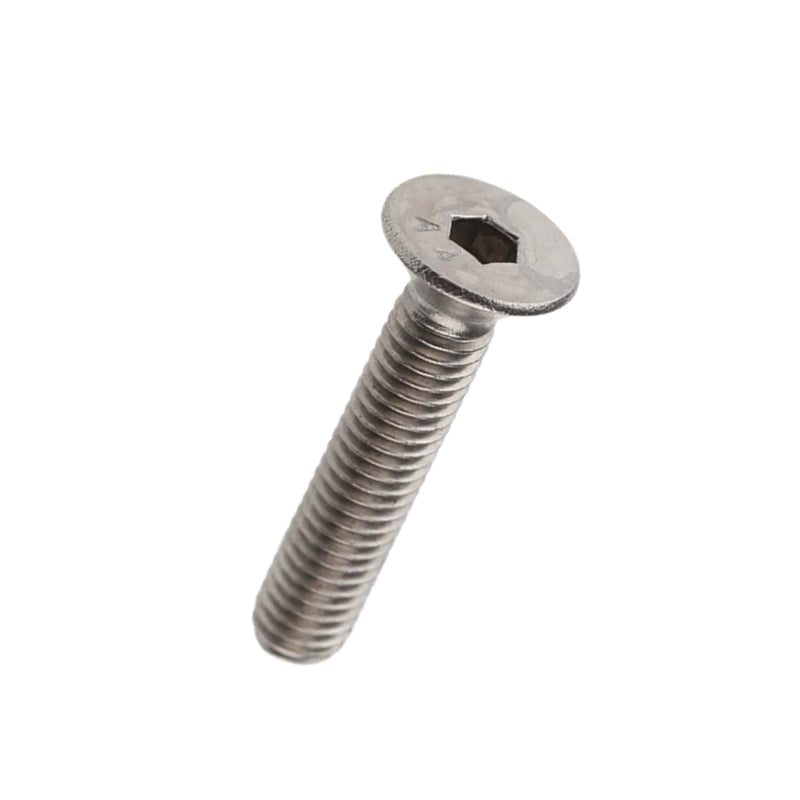 James Glen Countersunk Hex Socket Screw M4-0.7x20 316 Stainless Steel 3245