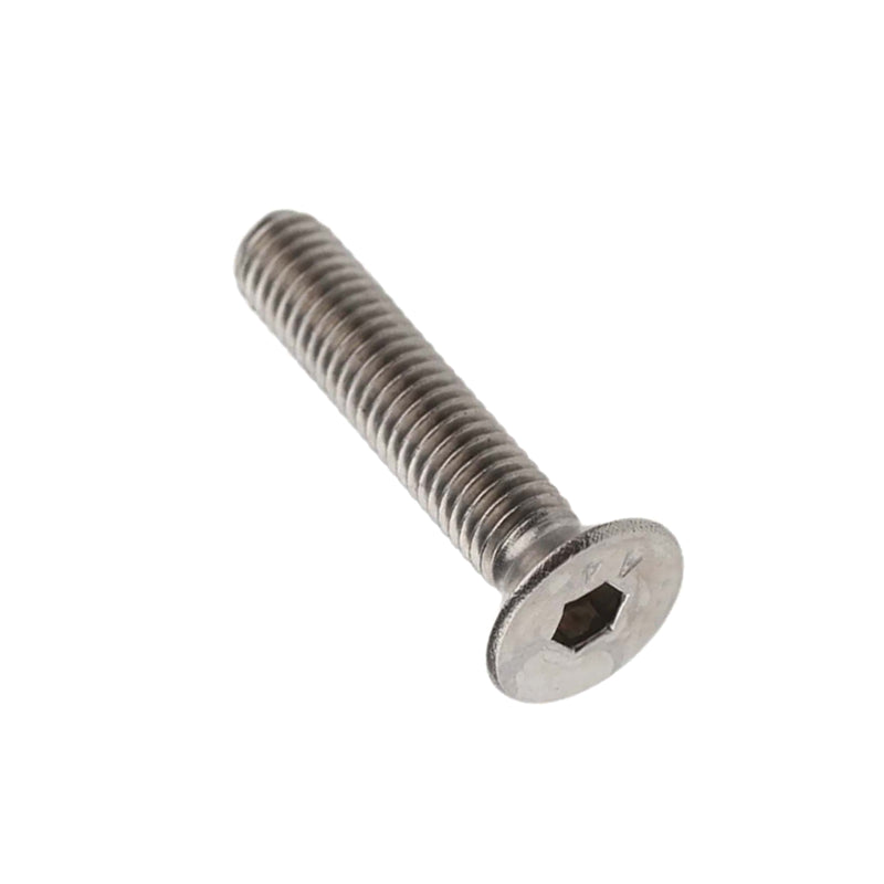 James Glen Countersunk Hex Socket Screw M4-0.7x20 316 Stainless Steel 3245