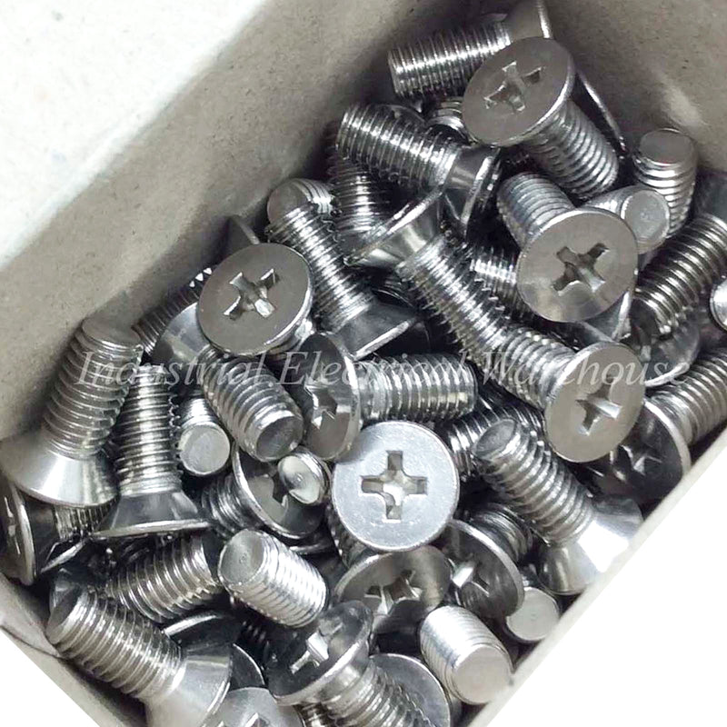 James Glen Countersunk Phillip Screw M5-0.8x12 304 Stainless Steel 3978 Qty 100