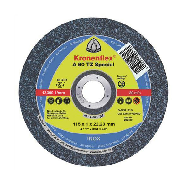 Klingspor Grinding Disc 80 Grit 115x22.23mm 221184