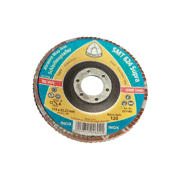 Klingspor Grinding Disc 120 Grit 115x22.23mm 221185