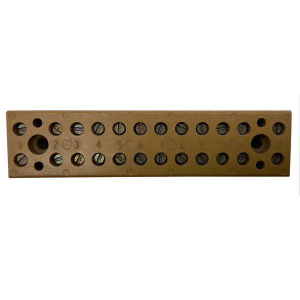 Klippon Terminal Block 12-Way 440V Beige Type BK 12