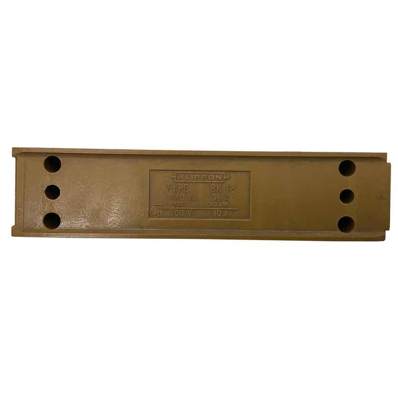 Klippon Terminal Block 12-Way 440V Beige Type BK 12