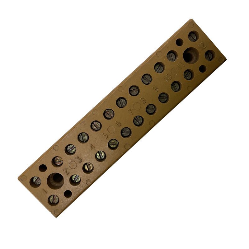 Klippon Terminal Block 12-Way 440V Beige Type BK 12