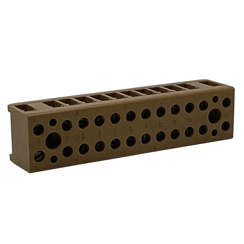 Klippon Terminal Block 12-Way 440V Beige Type BK 12