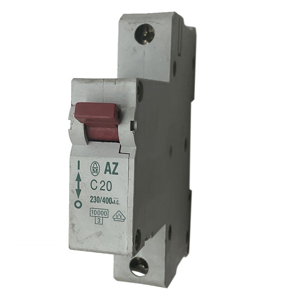 Klockner Moeller Circuit Breaker Single Pole 230/400V AC 20A C20 BS3871