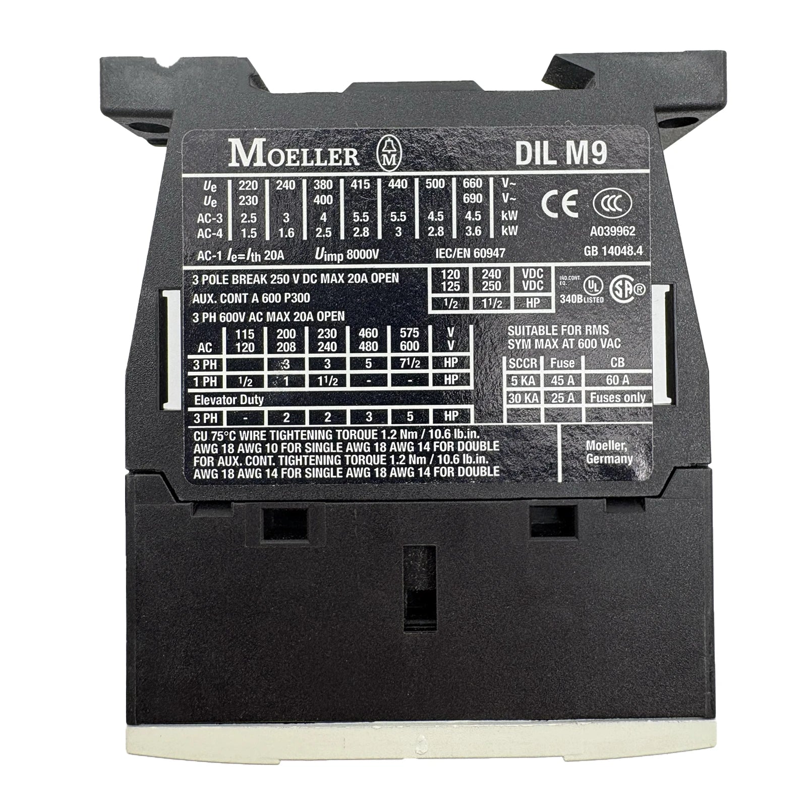 Klockner-Moeller-DILM9-10-B-Industrial-Electrical-Warehouse-Shop-Now