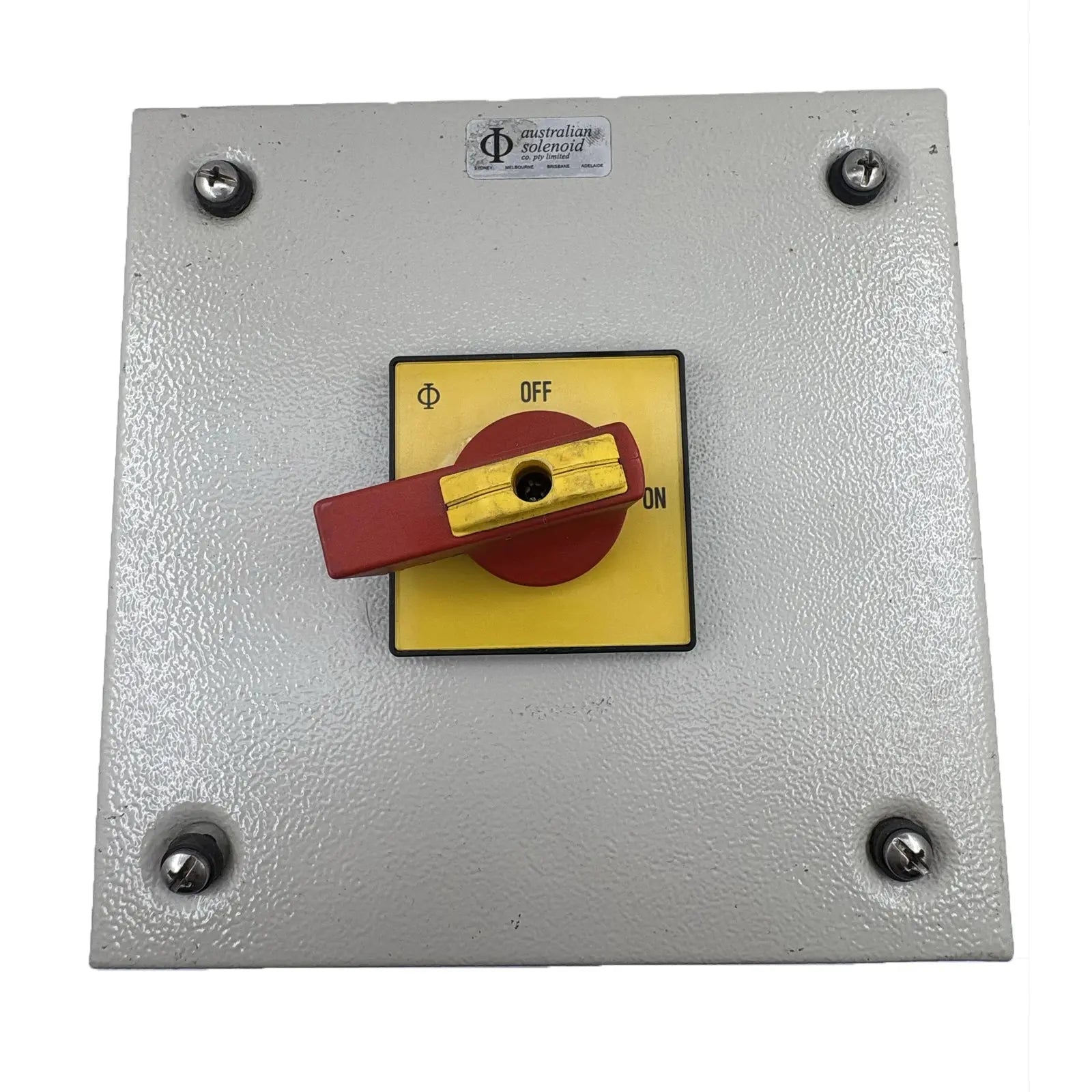 On/Off Isolation Switch 40A 600V Red/Yellow Kraus & Naimer KG41B K600