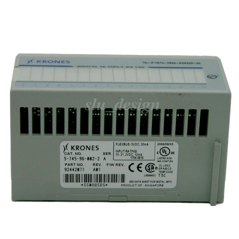 Krones FLEX I/O 24VDC 16 Sink Input Mod 5-745-96-002-2 Allen-Bradley 1794-IB16