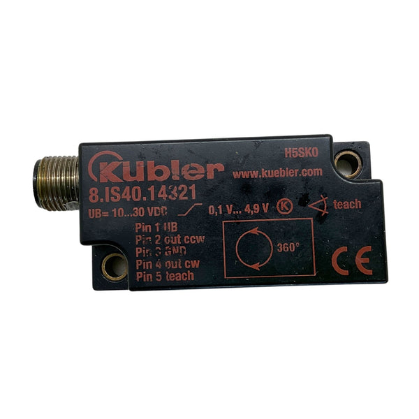 Kubler Inclinometer 1-Axis Tilt M12 IP68 8.IS40.14321