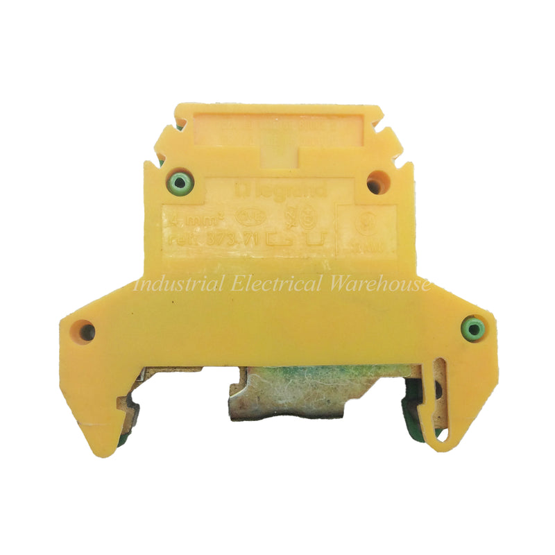 Legrand Terminal Block 4mm Green/Yellow 37371