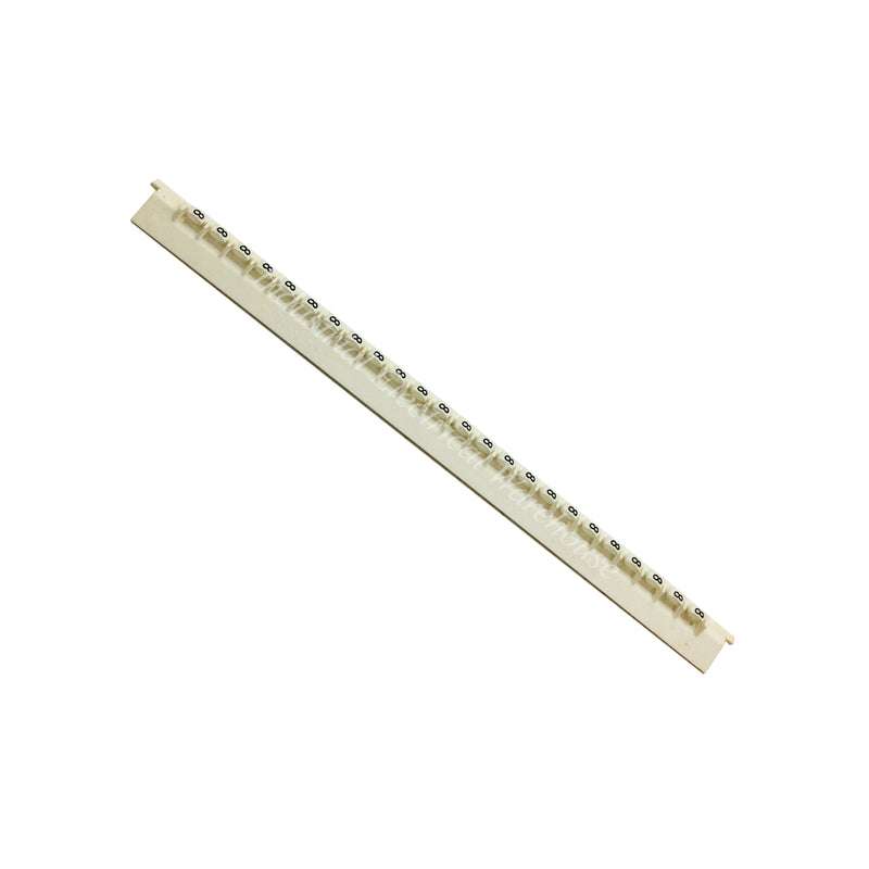 Legrand Clip On Cable Marker Pre-printed “8“ 24. Labels Per Strip White 37788