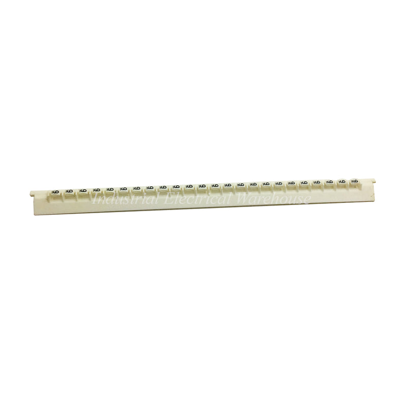 Legrand Clip On Cable Marker Pre-printed “9“ 24. Labels Per Strip White 37789