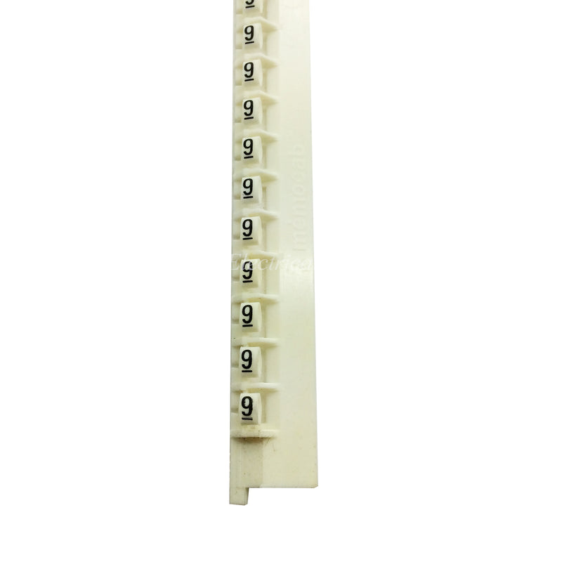 Legrand Clip On Cable Marker Pre-printed “9“ 24. Labels Per Strip White 37789