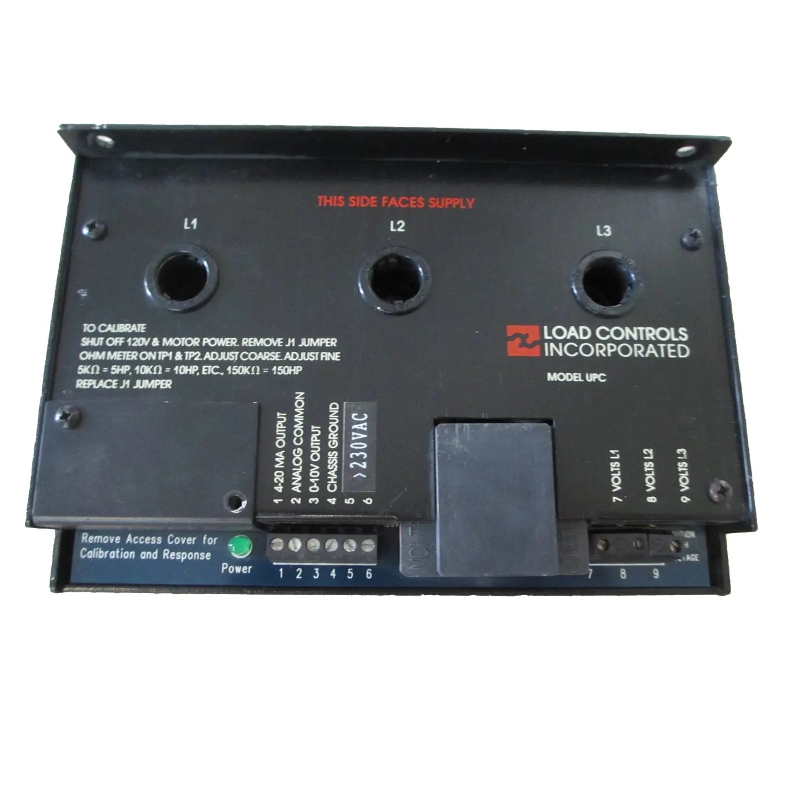 Mls Load Control UPC Adjustable Capacity Power Sensor 230VAC Load Controls INC.