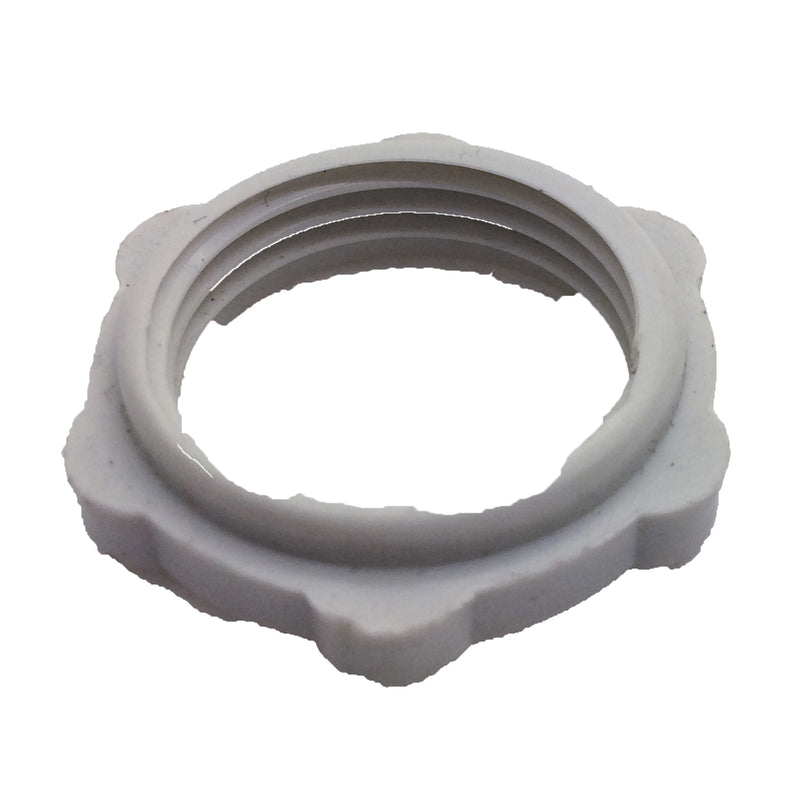 Lock Ring Hex Conduit Knot 20mm PVC Gray Set of 2