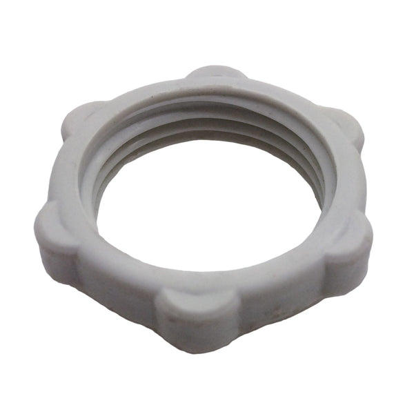 Lock Ring Hex Conduit Knot 20mm PVC Gray Set of 2