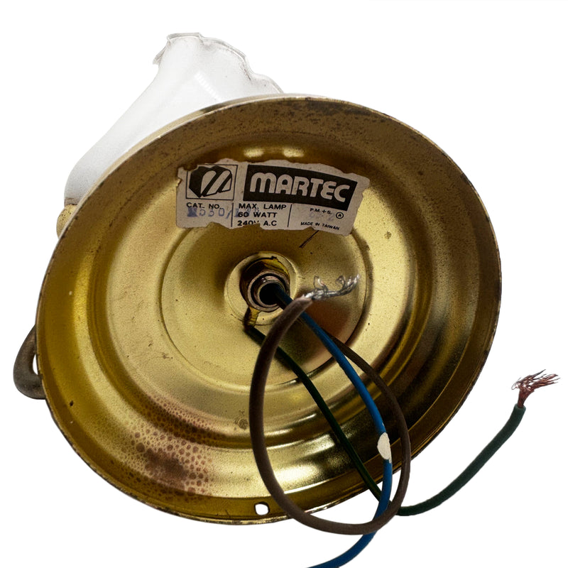 Martec Sconce Wall Light Fixture Brass M530-17R