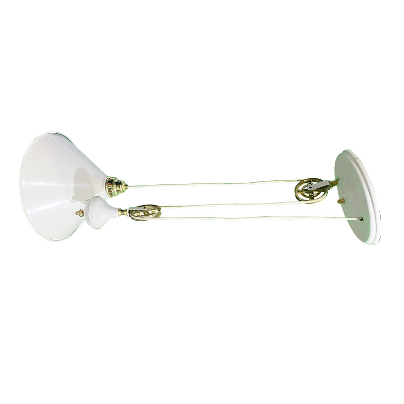 Martec Pulley Ceiling Light Fitting White Cat 136