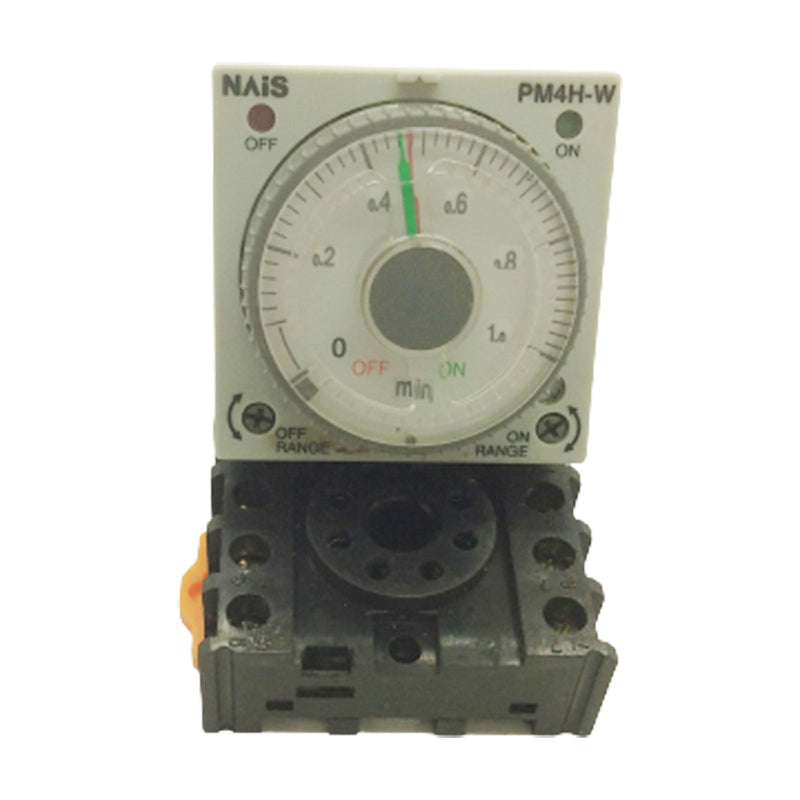 Matsushita Analog Multi-Range Cyclic Twin Timers 1S-500H 240V PM4HW-H-AC240V