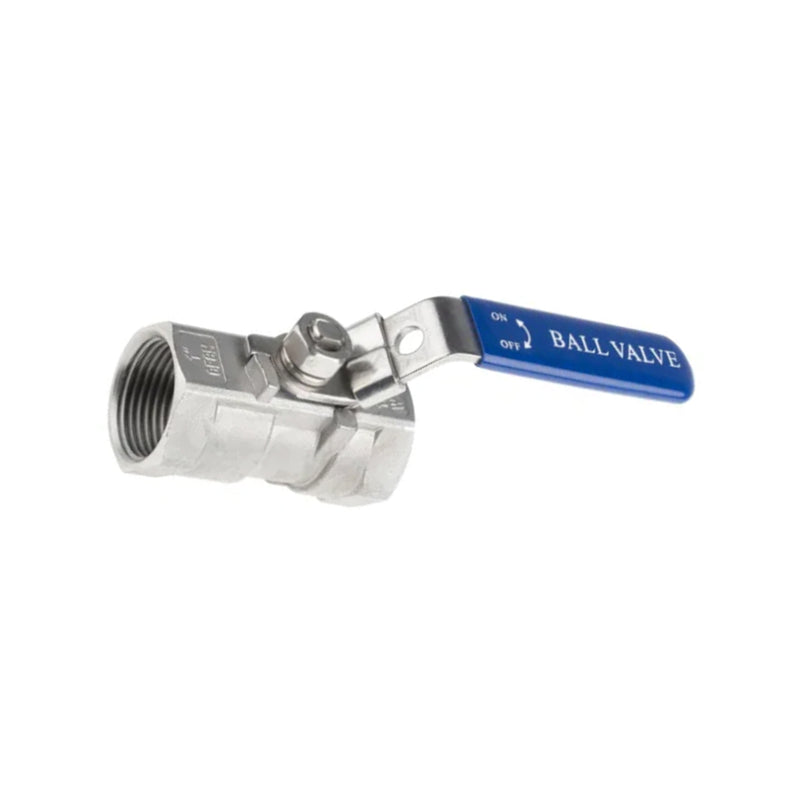 Maxiflo ON/OFF 316 Stainless Ball Valve 3/8” Blue WOG 1000