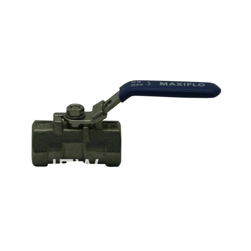 Maxiflo ON/OFF 316 Stainless Ball Valve 3/8” Blue WOG 1000