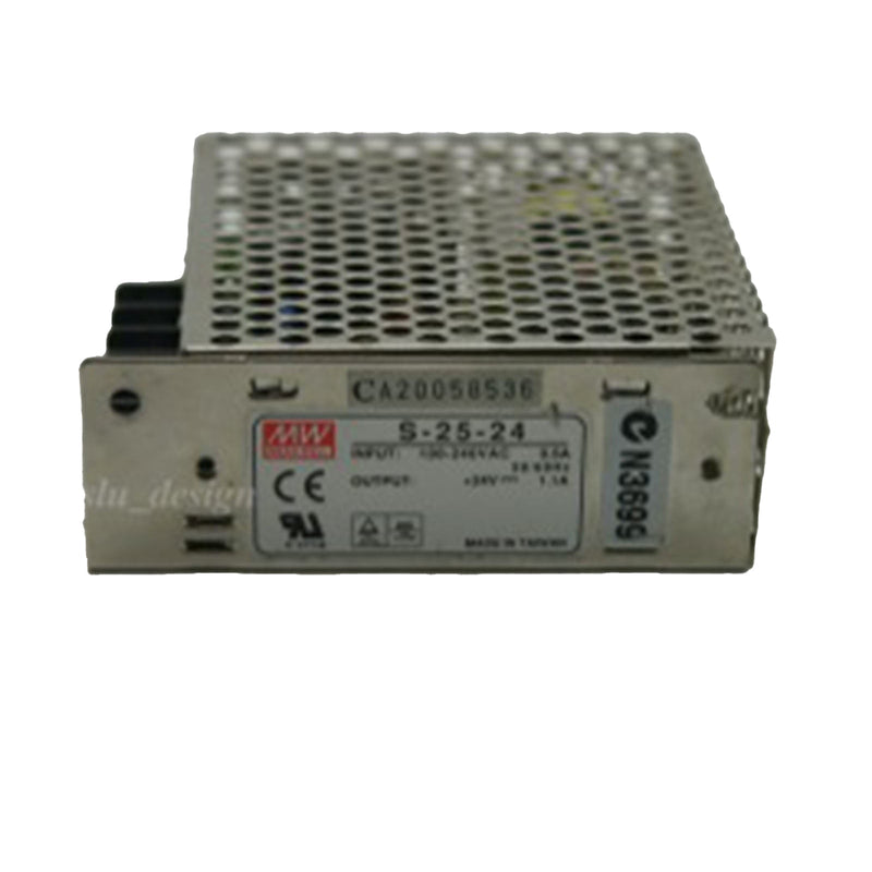 Mean Well Enclosed Power Supply AC-DC 24V 1.1A 36x97x99mm S-25-24